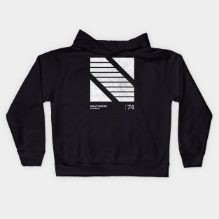 Autobahn / Minimalst Graphic Artwork Design Kids Hoodie